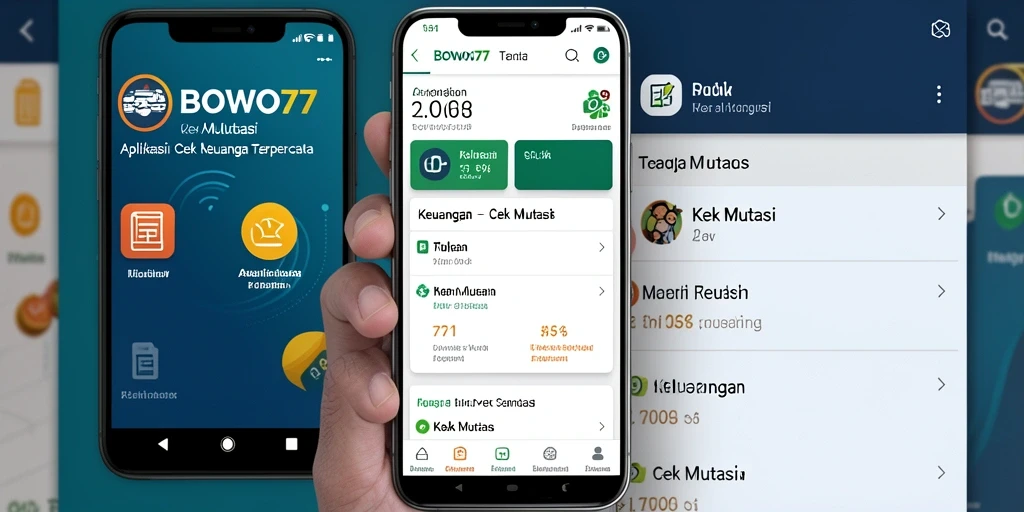 Antarmuka BOWO77 menunjukkan fitur Cek Mutasi yang efisien.