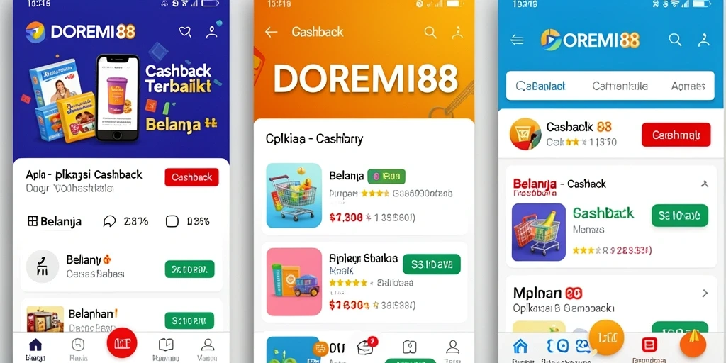Tampilan antarmuka DOREMI88 dengan berbagai pilihan cashback yang menarik.