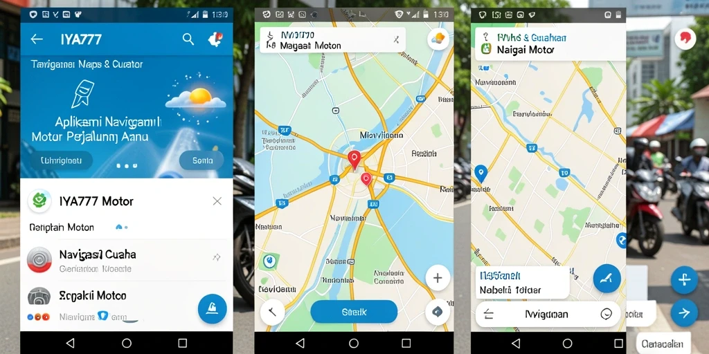 Screenshot antarmuka IYA777 menampilkan peta navigasi yang jelas dan informatif.