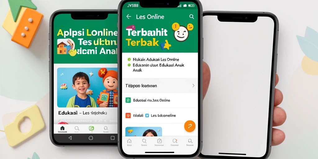 Tampilan antarmuka JVS88 yang user-friendly untuk Les Online.