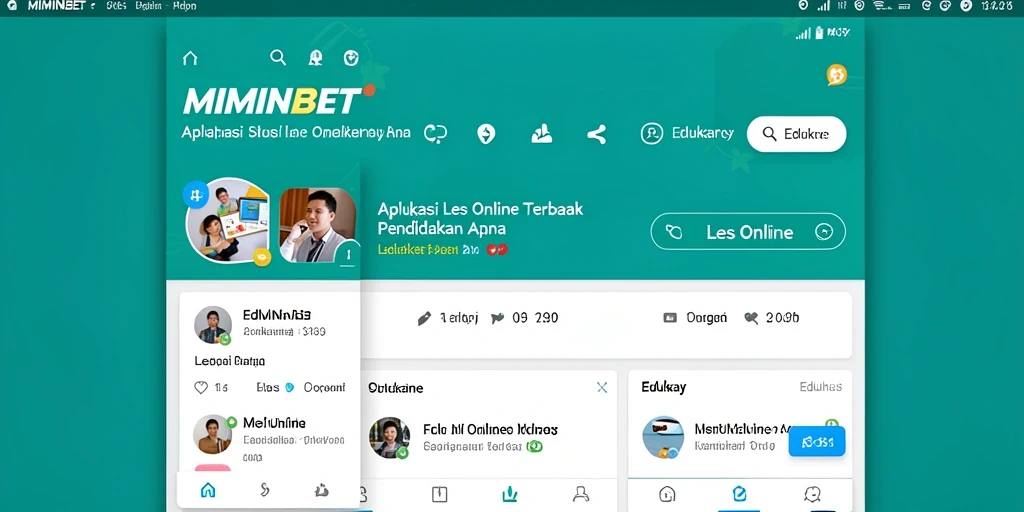 Tampilan antarmuka MIMINBET yang intuitif dan menarik.