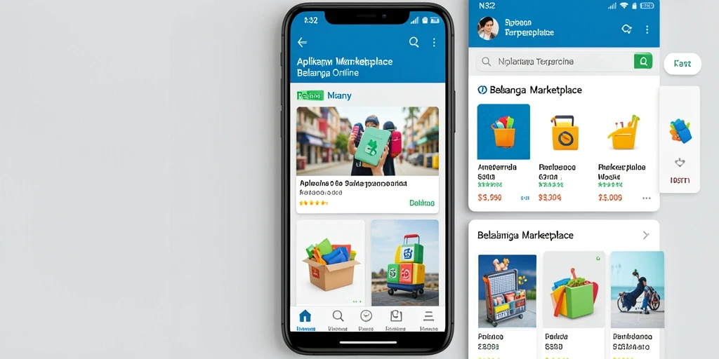 Antarmuka pengguna N32 yang menarik dan fungsional untuk berbelanja.