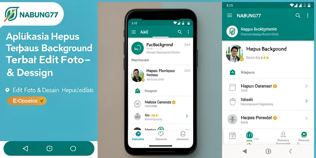 Tampilan antarmuka sederhana dan intuitif dari NABUNG77.