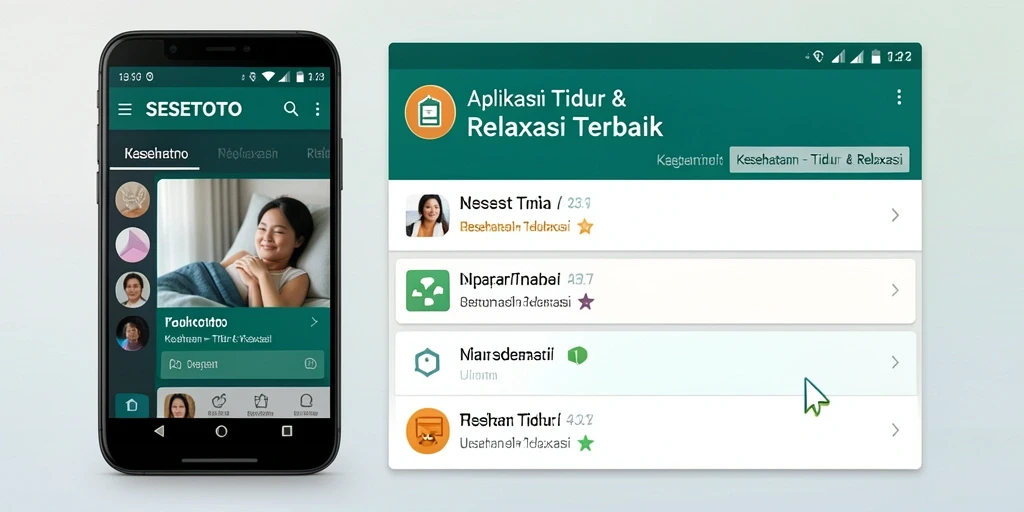 Tampilan antarmuka SESETOTO yang menenangkan dan fungsional.