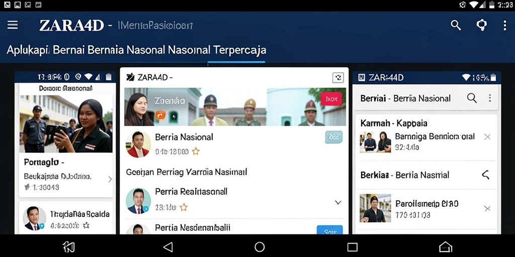 Tampilan antarmuka ZARA4D yang jelas dan informatif.