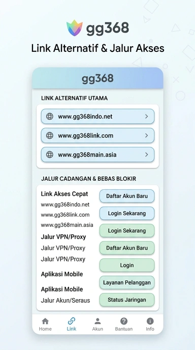 Link Alternatif gg368 untuk Pengguna Android Indonesia
