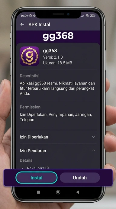 Panduan Unduh dan Instal APK gg368 Terbaru